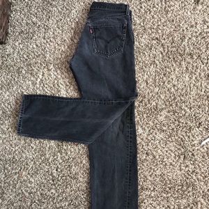Black Vintage Levi’s Boyfriend Jeans